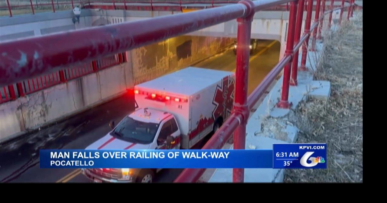A Local Man Fell Over the Railing on the Underpass Walkway | Local News ...