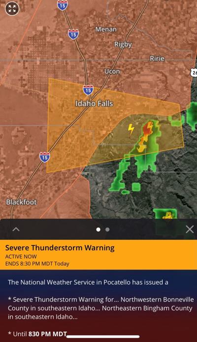 Severe Thunderstorm Warning | | kpvi.com