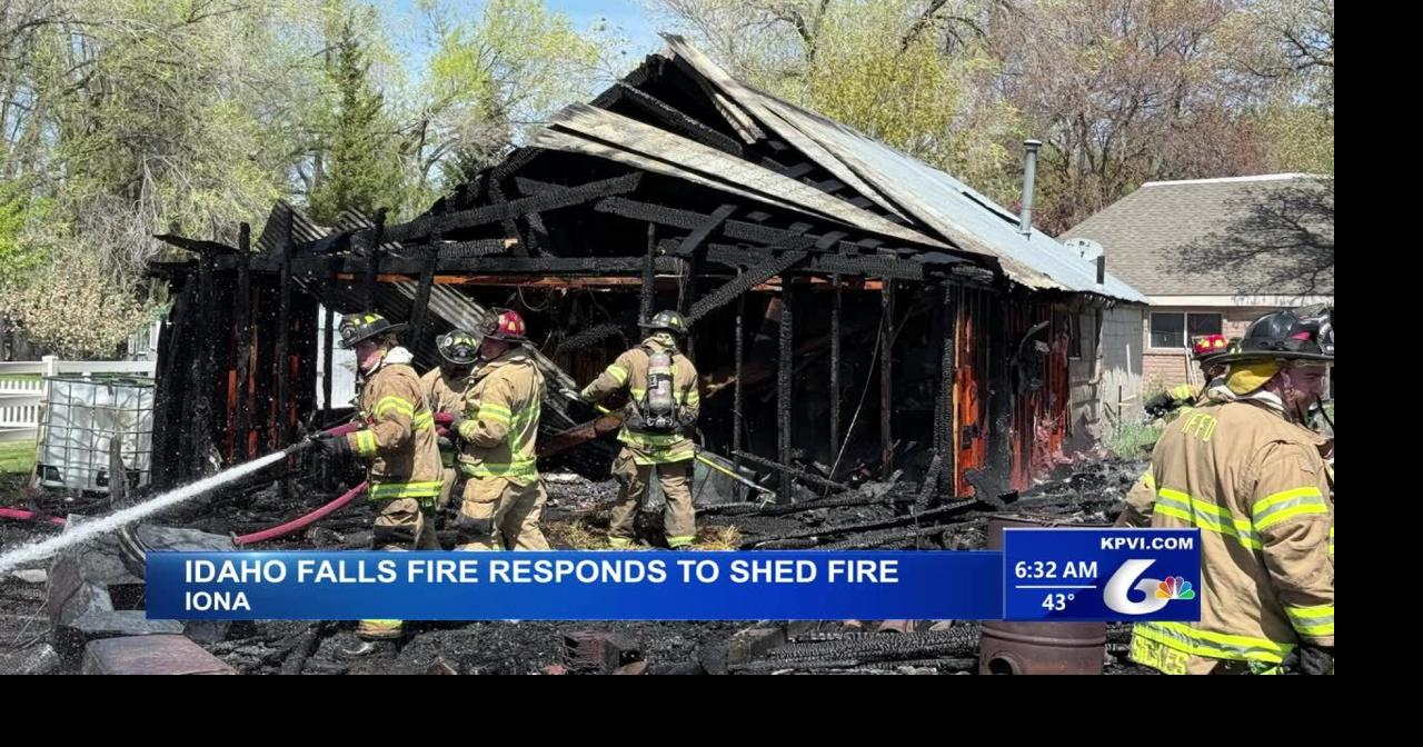 The Idaho Falls Fire Department Respond to a Shed Fire | Local News ...