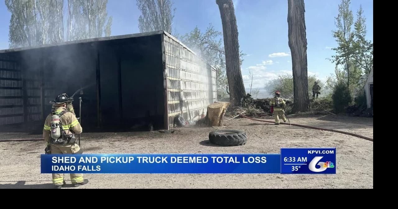 A Shed and Pickup Truck are Deemed a Total Loss After a Fire | Local ...