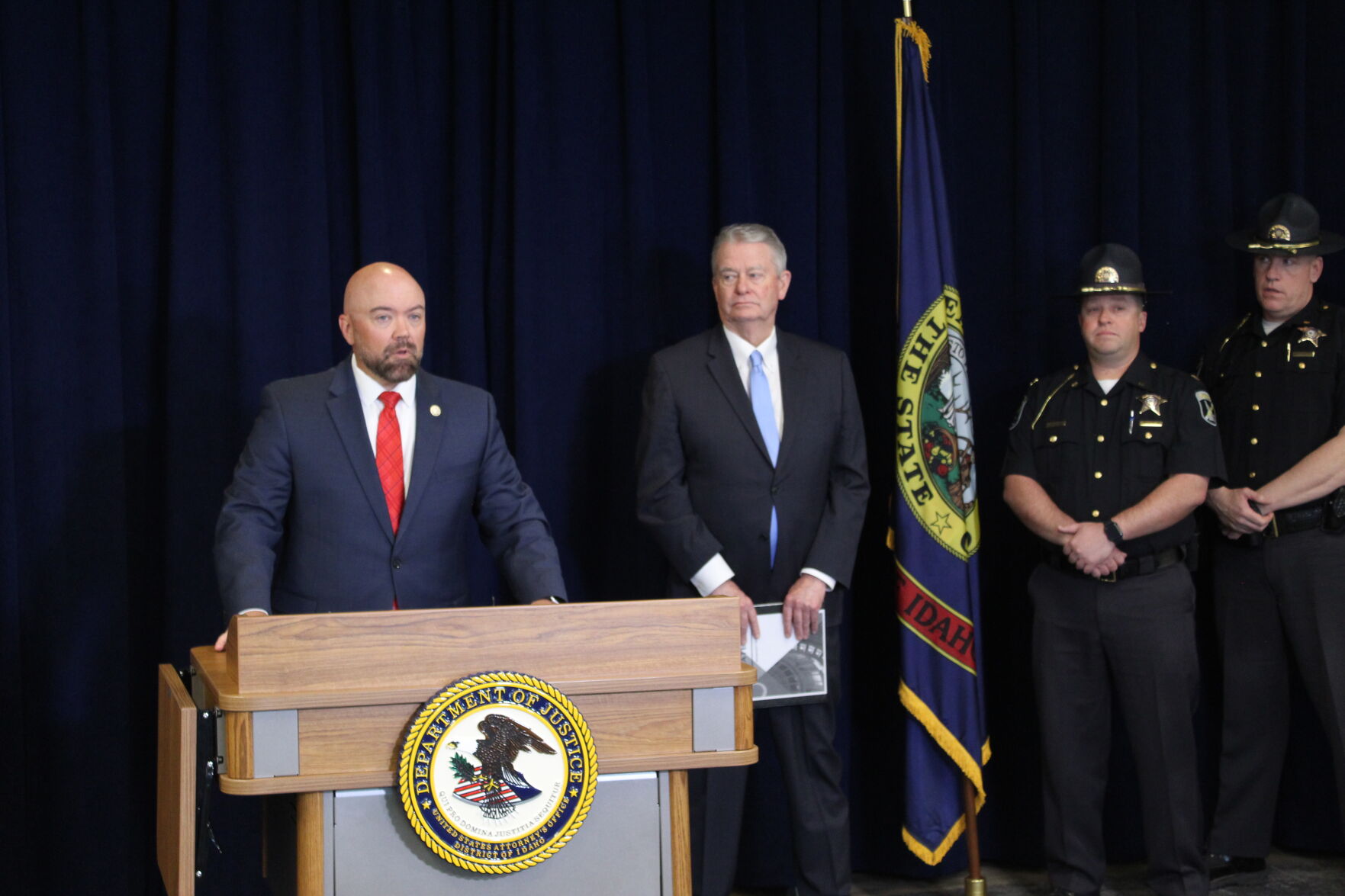 State and federal officials announce major bust in drug trafficking ...