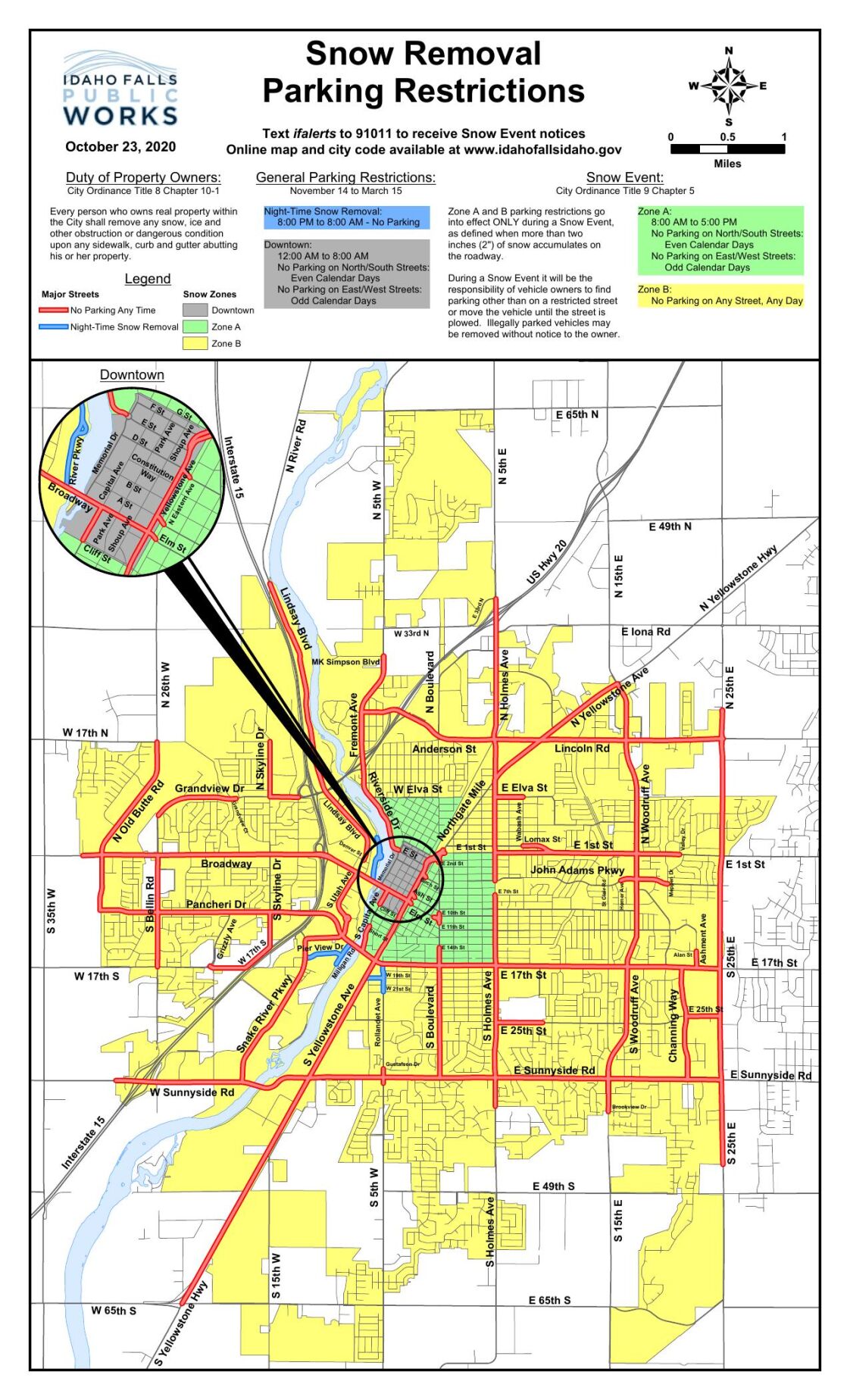 Snow zoning map for Idaho Falls  Local News  kpvi.com
