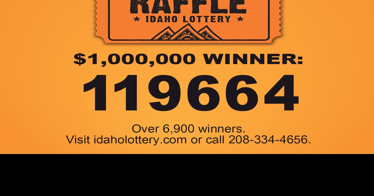 Idaho 1,000,000 Raffle Winning Numbers Local News