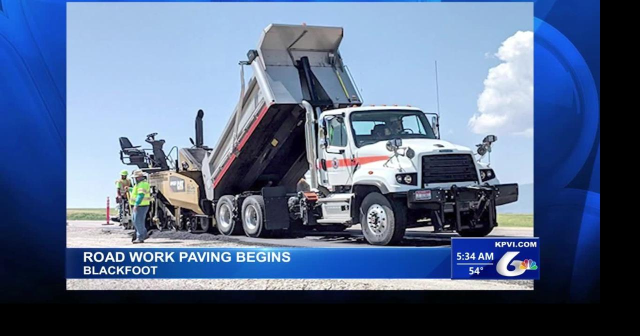 ITD Works on Repaving in The Blackfoot Area Local News kpvi com