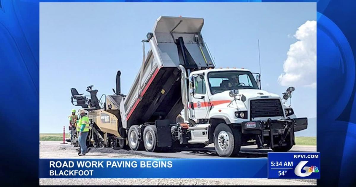ITD Works on Repaving in The Blackfoot Area Local News kpvi com ITD Works on Repaving in The Blackfoot Area Local News kpvi com