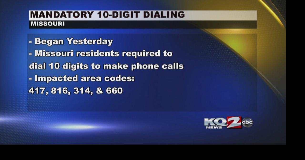 Mandatory 10 Digit Dialing Begins Local 3790