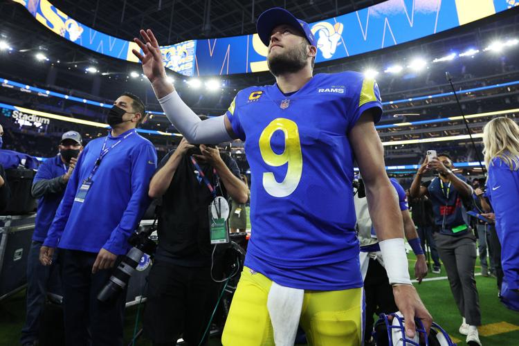 Matthew Stafford gets first career NFL playoff win as LA Rams blow