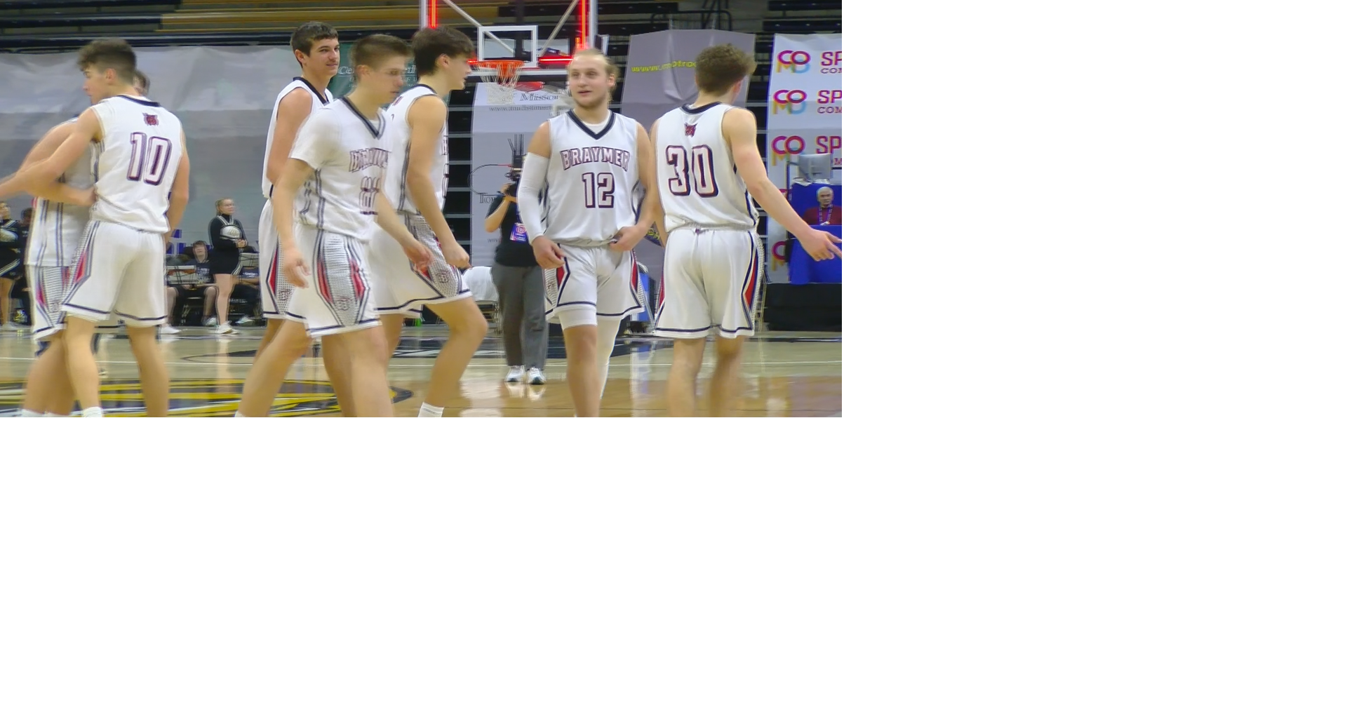 Braymer High School boys basketball advances to school's first ever