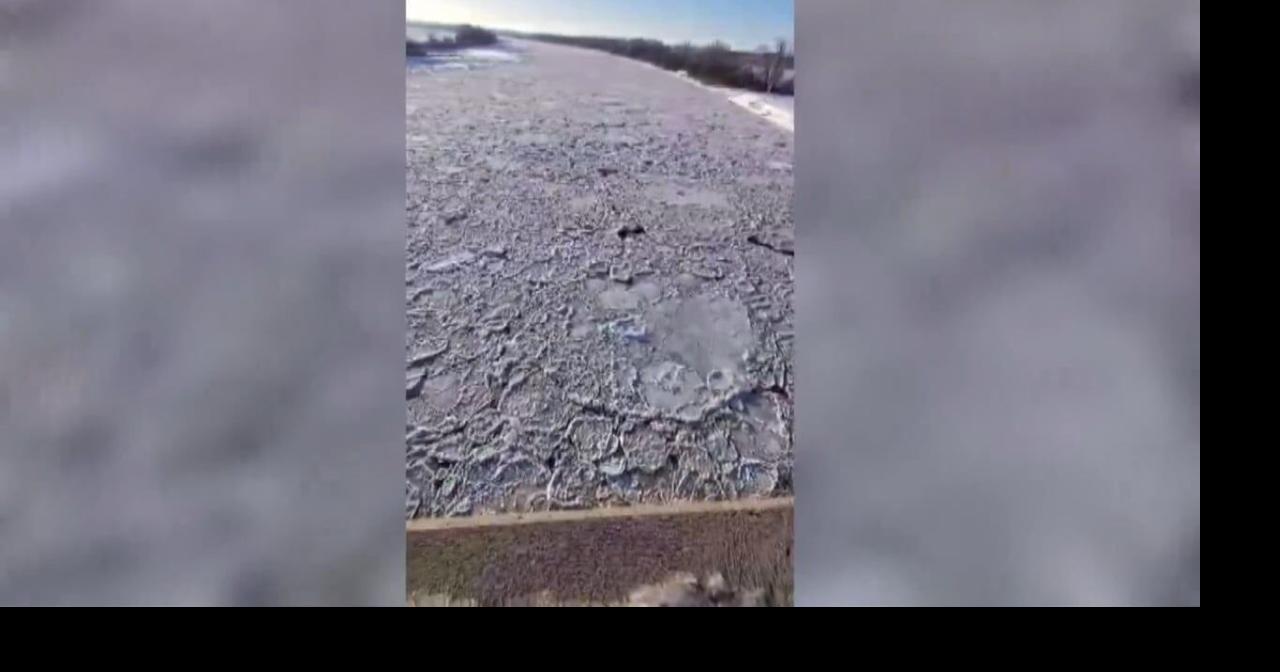 WATCH Viewer video near Rulo, Nebraska of Missouri River at low flow