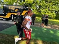 Kansas soldiers attend Chiefs training camp, meet Patrick Mahomes