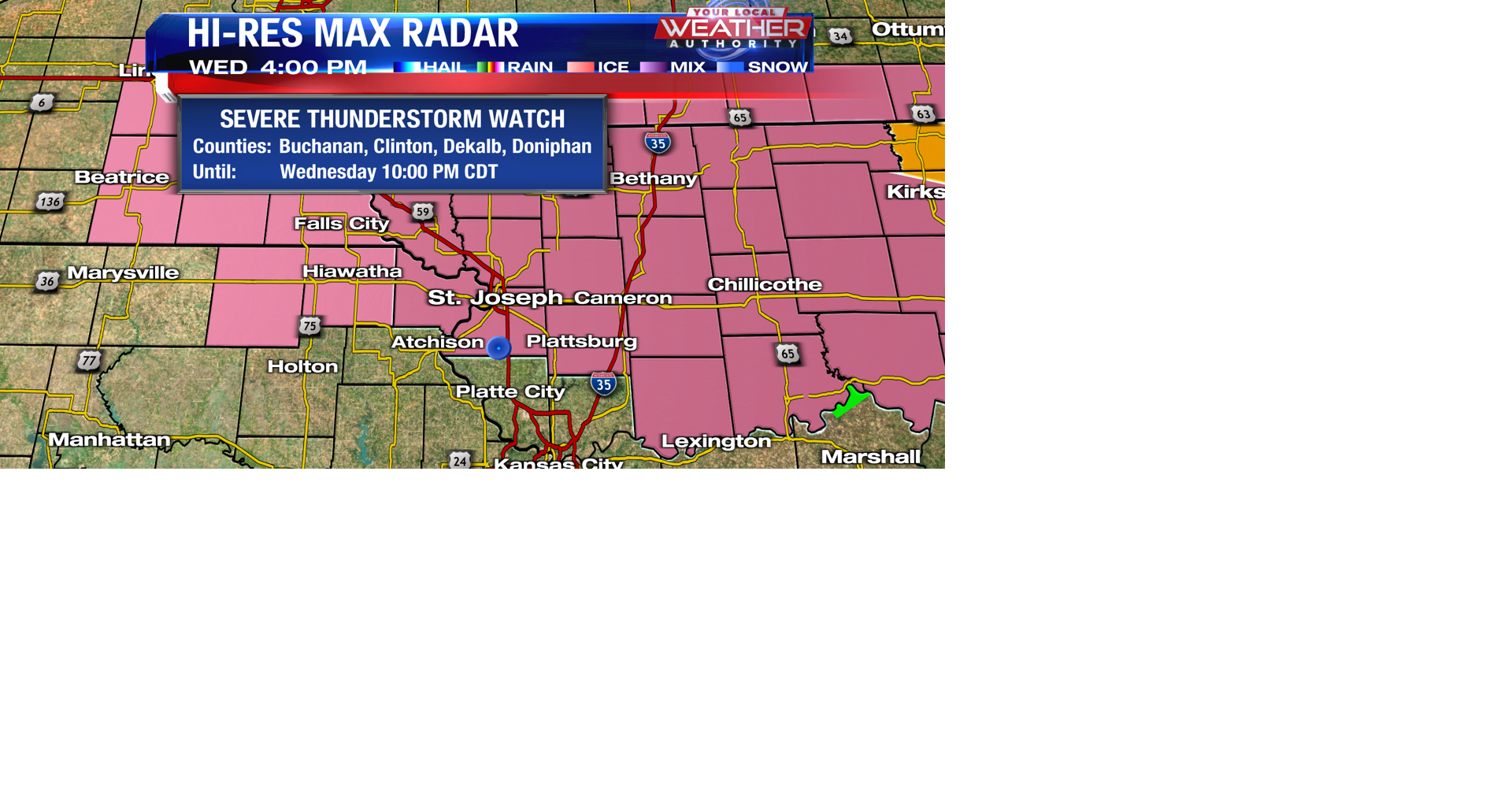 Severe thunderstorm watch issued for Missouri and Kansas Top Stories