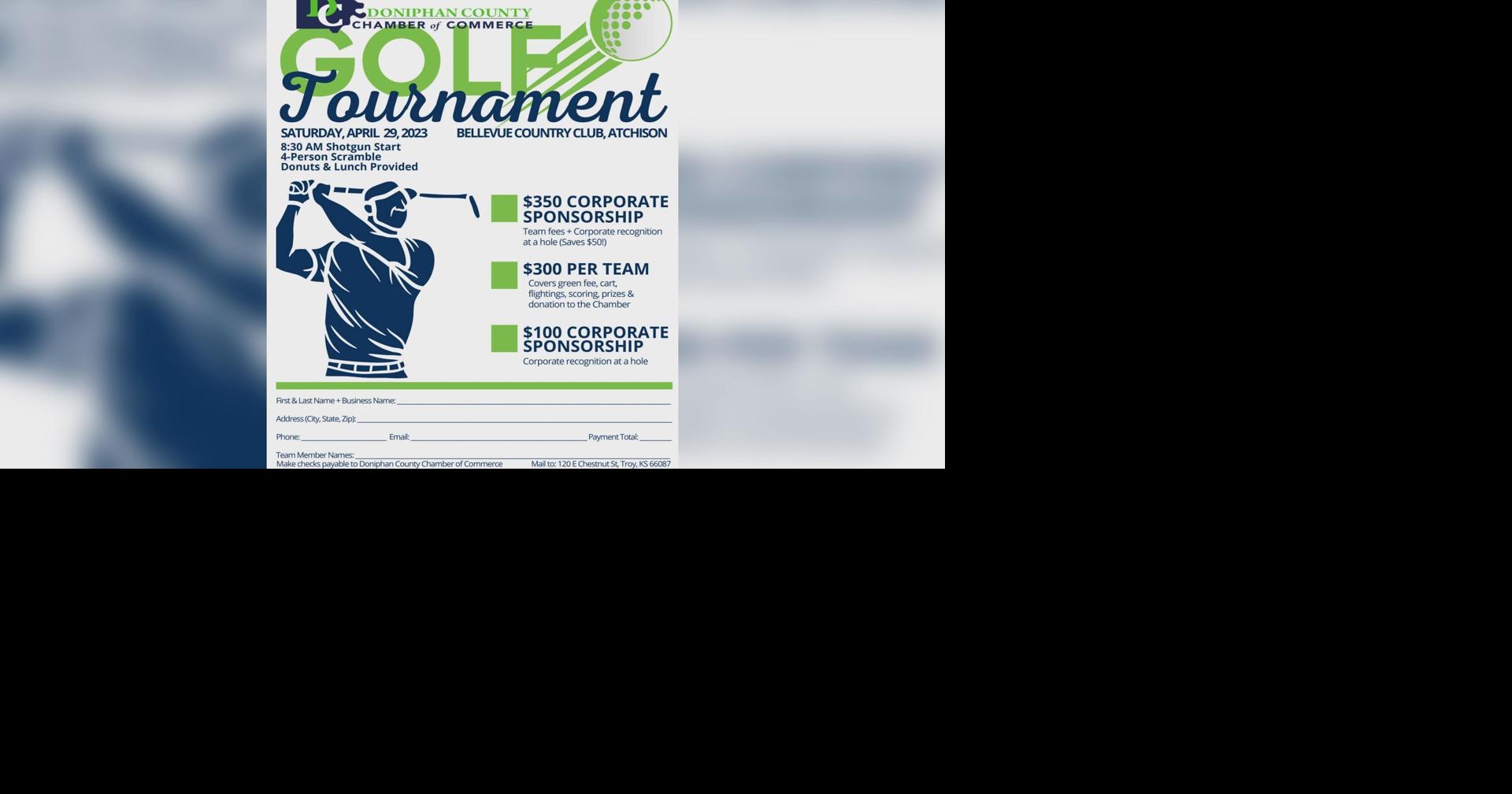 Doniphan County Chamber of Commerce hosting golf tournament on April 29
