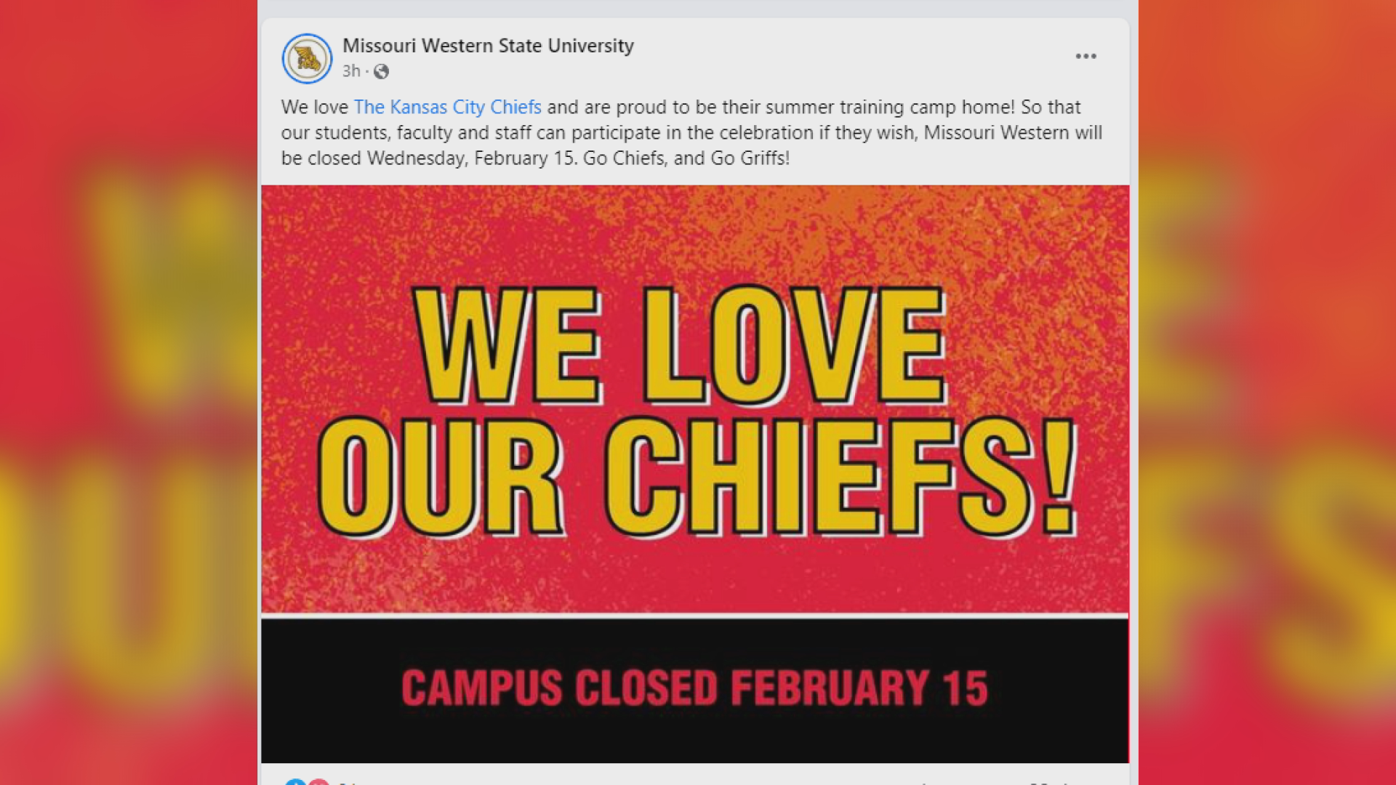 Missouri Western closing campus for Chiefs Super Bowl parade, News