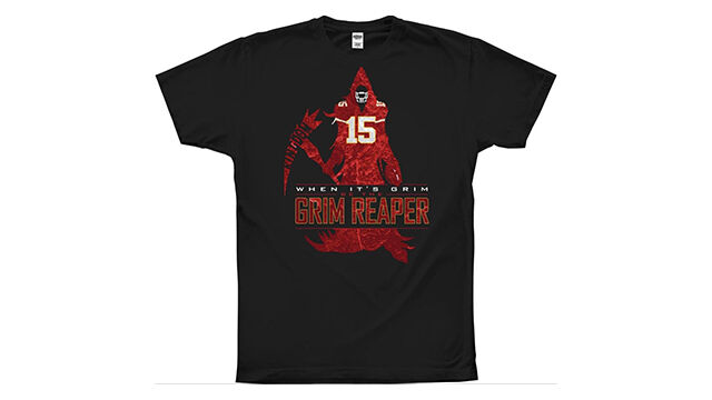 Patrick Mahomes Chiefs Grim Reaper Shirt T-Shirt