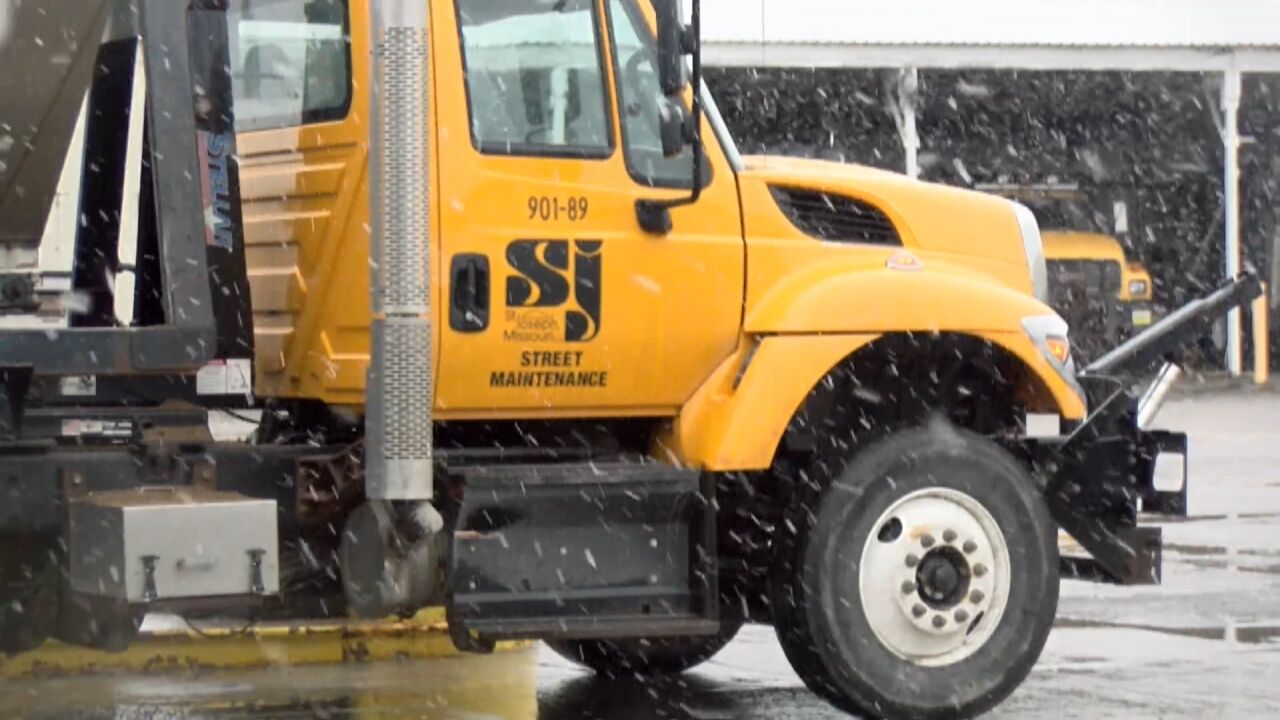 St. Joseph City Street Maintenance Keeping Streets Safe During Snowfall ...