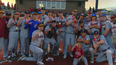 Benton High School baseball hangs on to win Pony Express Tournament Championship