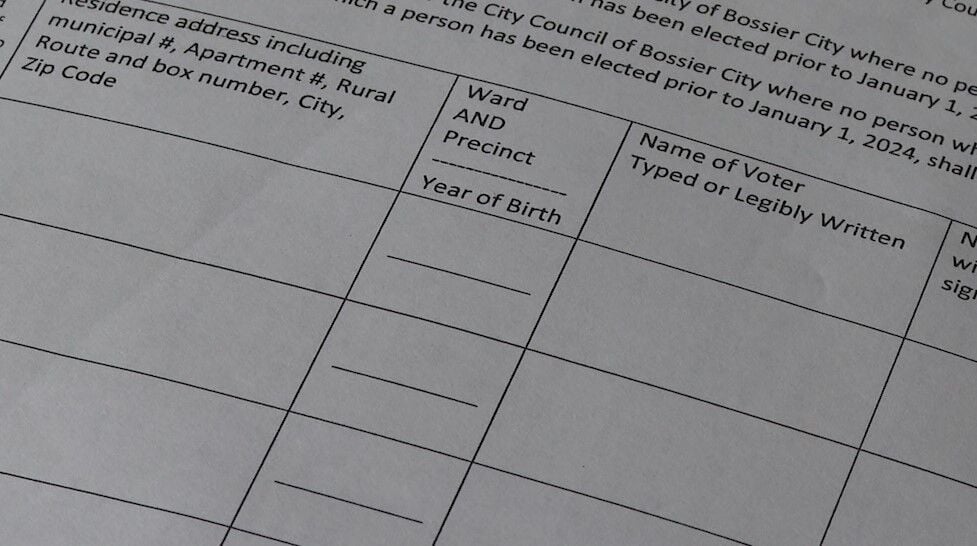 Bossier Term Limits Coalition Drafts Three New Petitions, Including ...