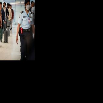 The 20 Thai sailors landed at Thailand's main international airport in Bangkok