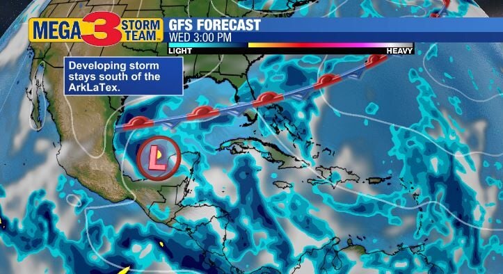 Storm developing in the western Caribbean | Hurricane Tracker | ktbs.com