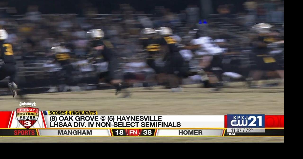Oak Grove Haynesville Friday Football Fever Highlights
