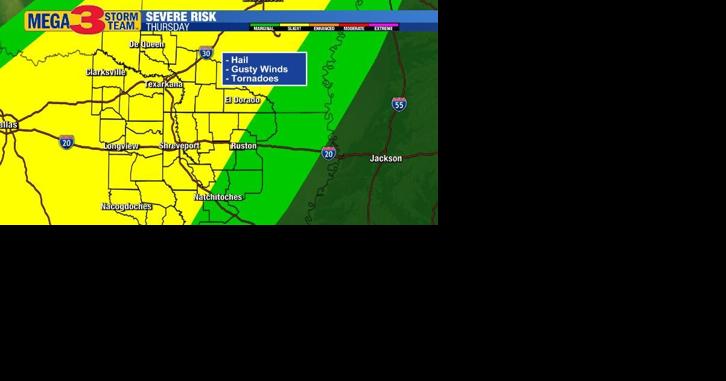 Slight risk of severe storms for Thursday and Friday - Vimarsana News