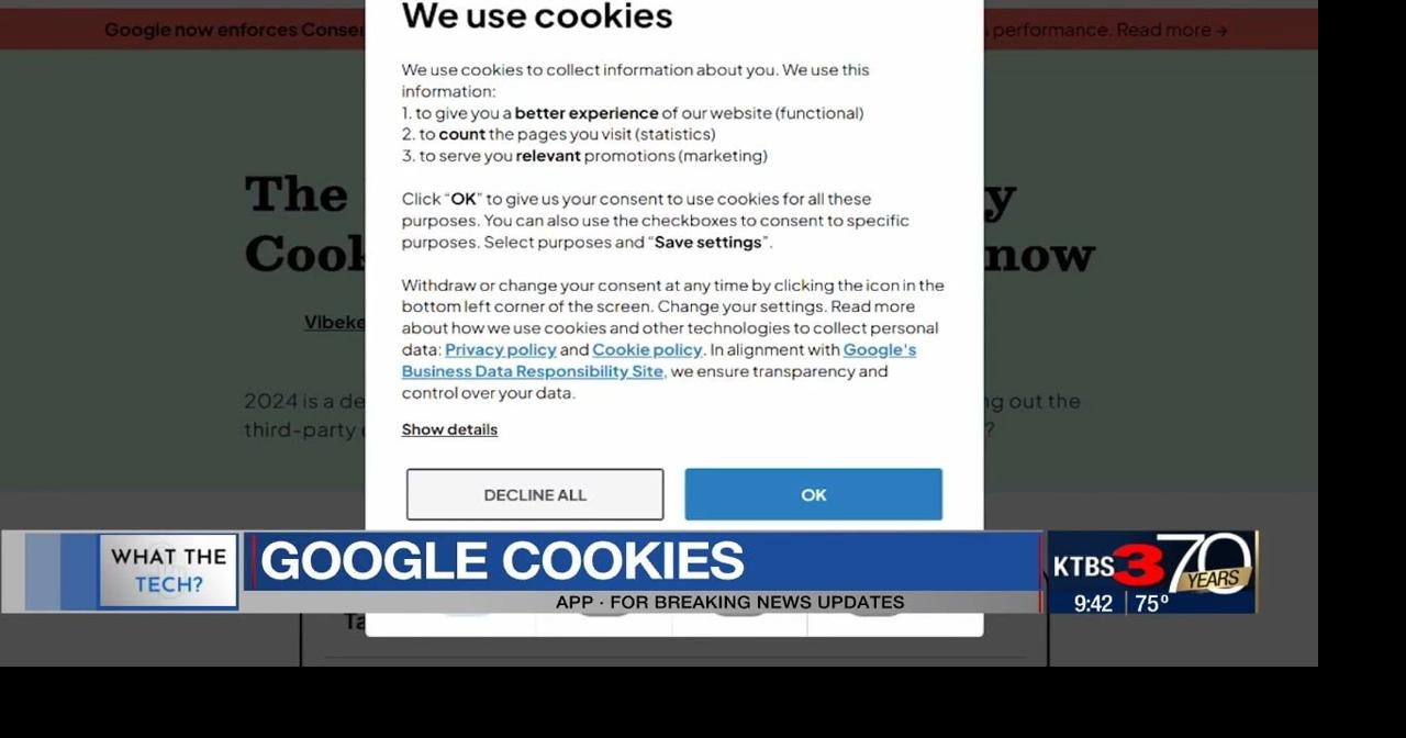 What the Tech: Google cookies | News | ktbs.com