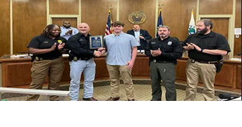 Webster civilian, officer recognized for saving lives - Vimarsana News