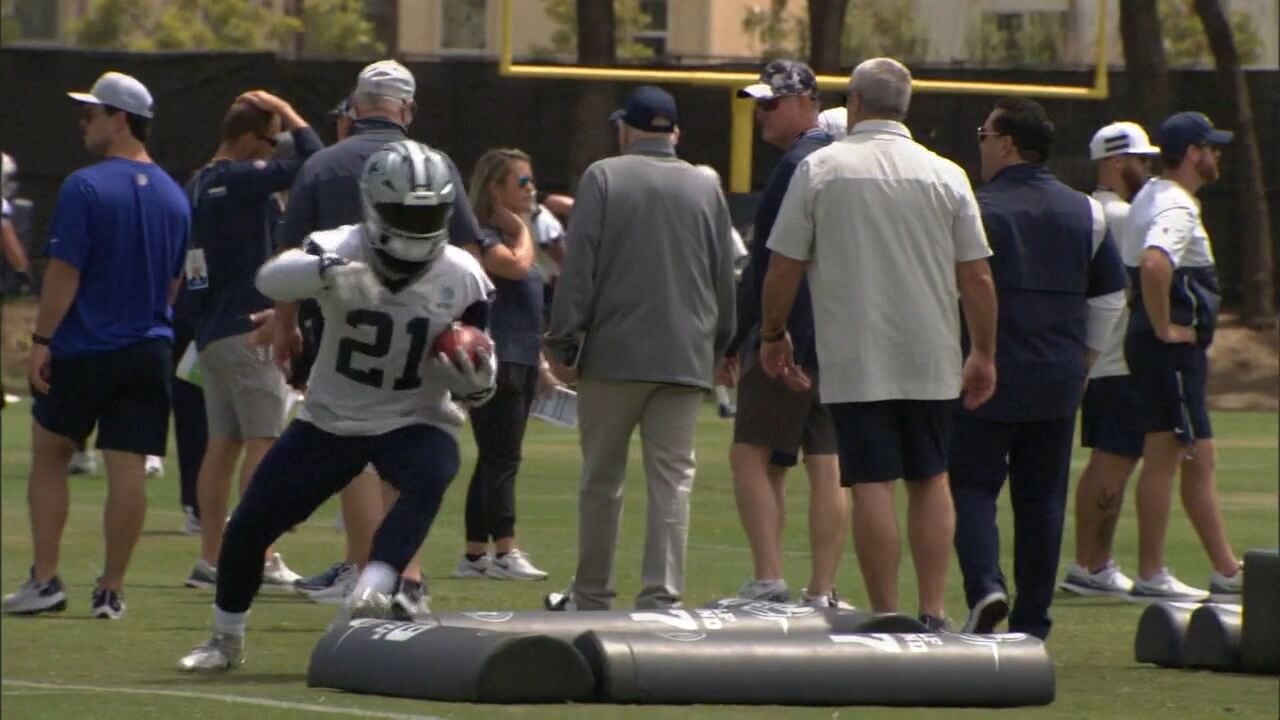 Dallas Cowboys WR Jalen Tolbert Takes Over Practice