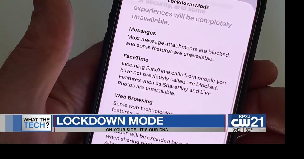 What the Tech: Lockdown mode