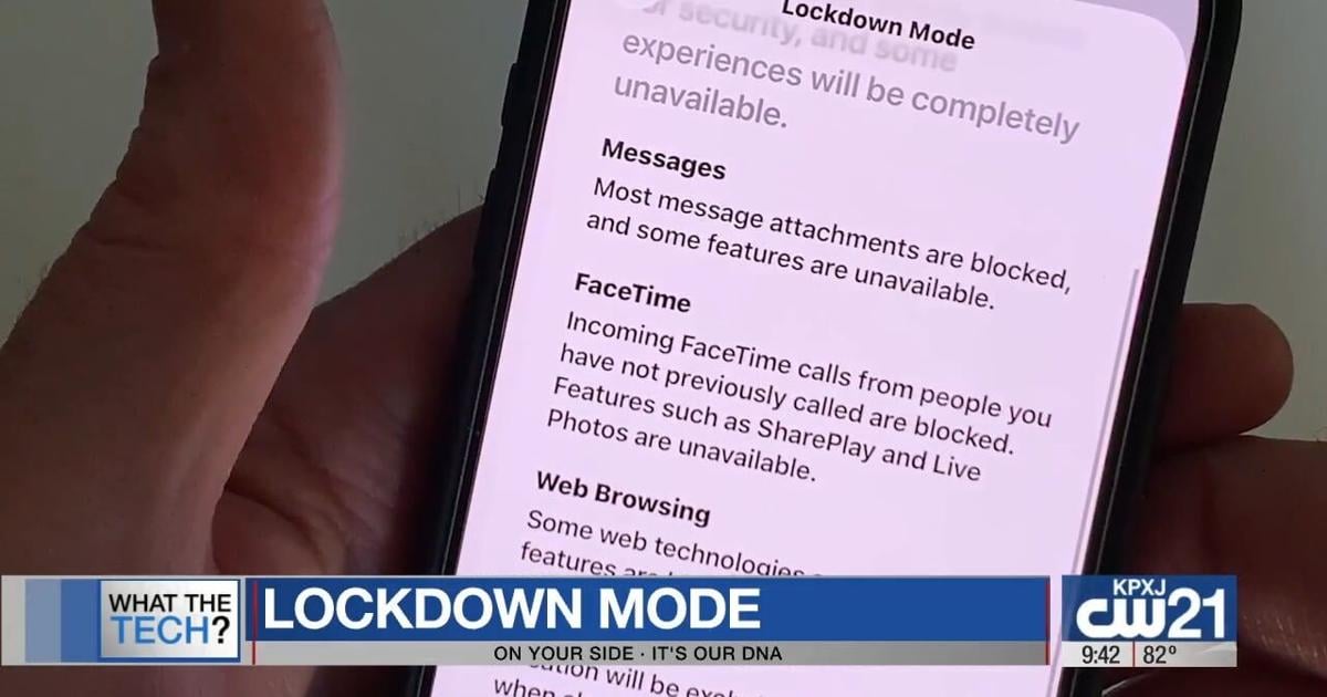 What the Tech: Lockdown mode