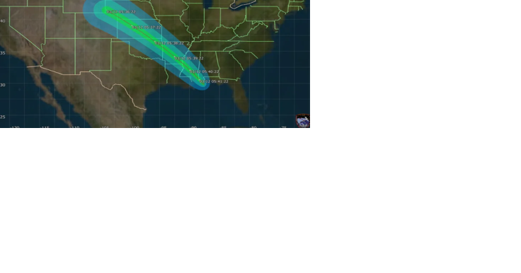 SpaceX re-entry seen over north Bossier early Tuesday - Vimarsana News