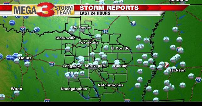 Next round of storms forecast for tomorrow | StormTeam 3 Weather | ktbs.com