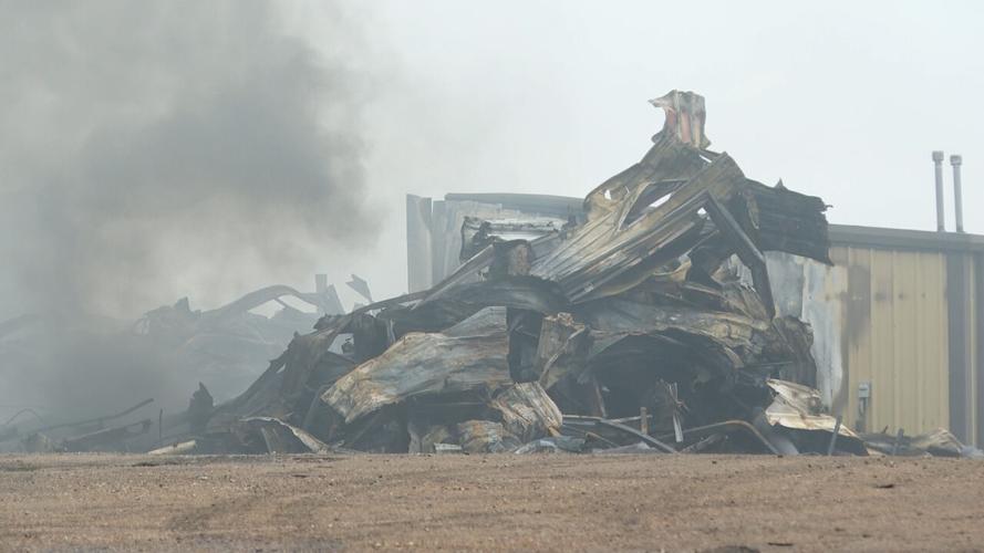 Massive fire destroys rubber mixing plant in Idabel | Texarkana | ktbs.com