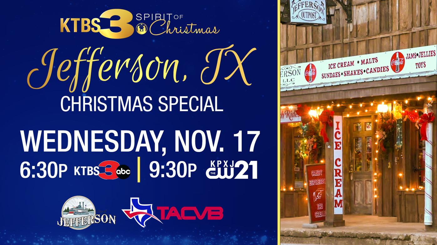 Jefferson Tx Christmas Train 2022 Visit Jefferson To Experience Christmas Like Never Before |  Half-Hour-Specials | Ktbs.com