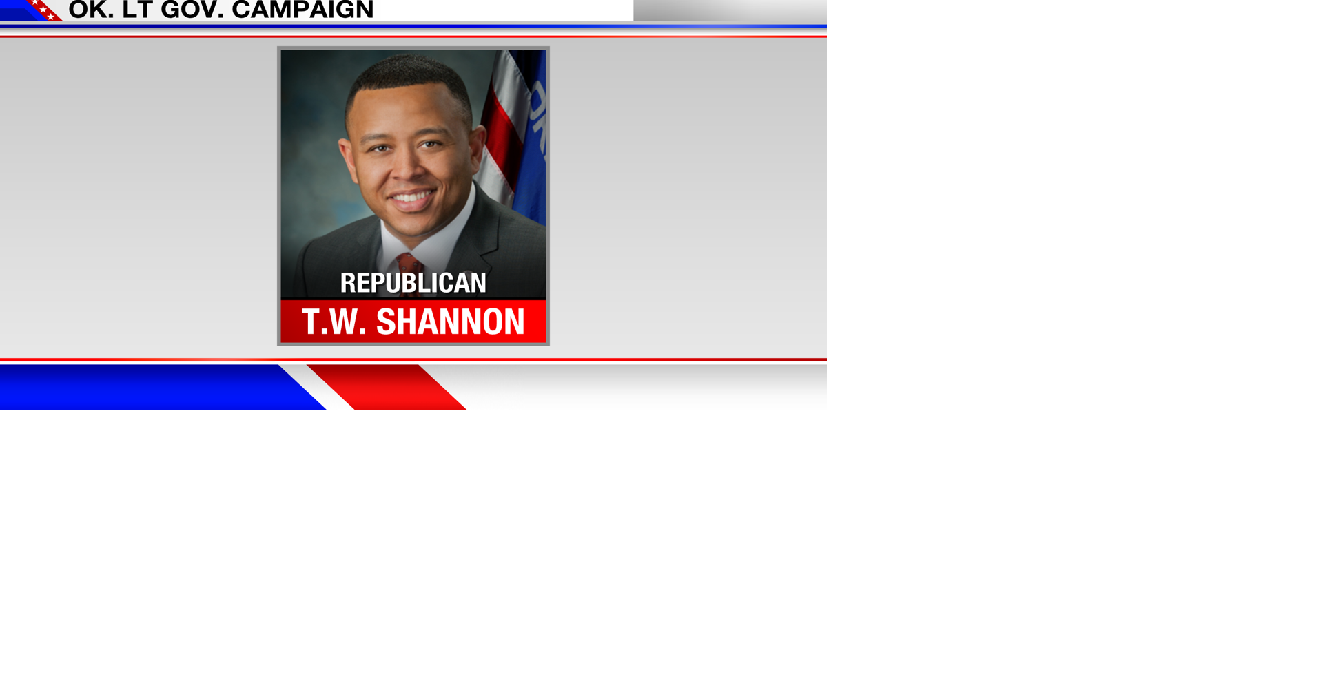 T.W. Shannon announces campaign for lieutenant governor of Oklahoma