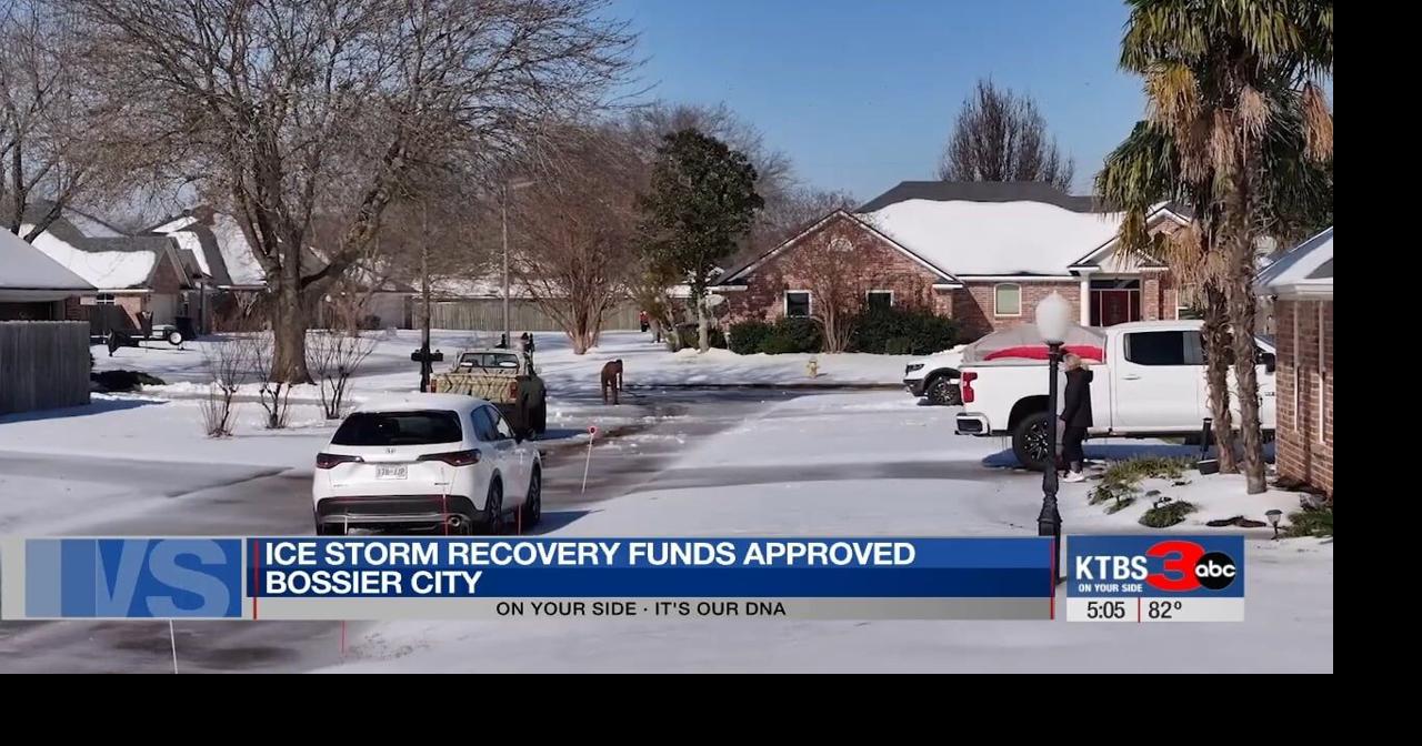 Bossier City Council approves $275,000 for ice storm recovery, Viking Drive sewer repairs | News | ktbs.com