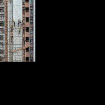 Hong Kong is one of the world's last remaining cities to use bamboo frames for modern construction and building repair