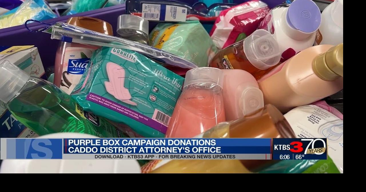 Caddo DA’s Purple Box Campaign helps domestic violence survivors | News ...
