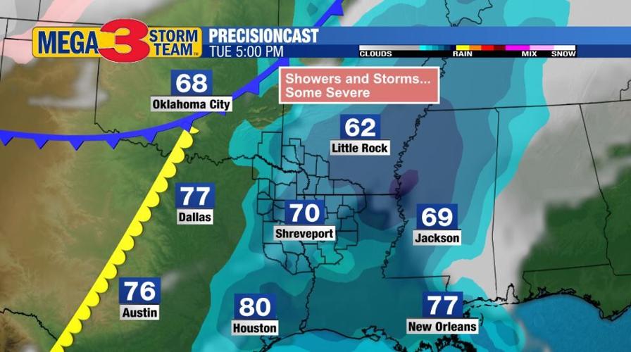 Severe storm threat this coming Tuesday | News | ktbs.com