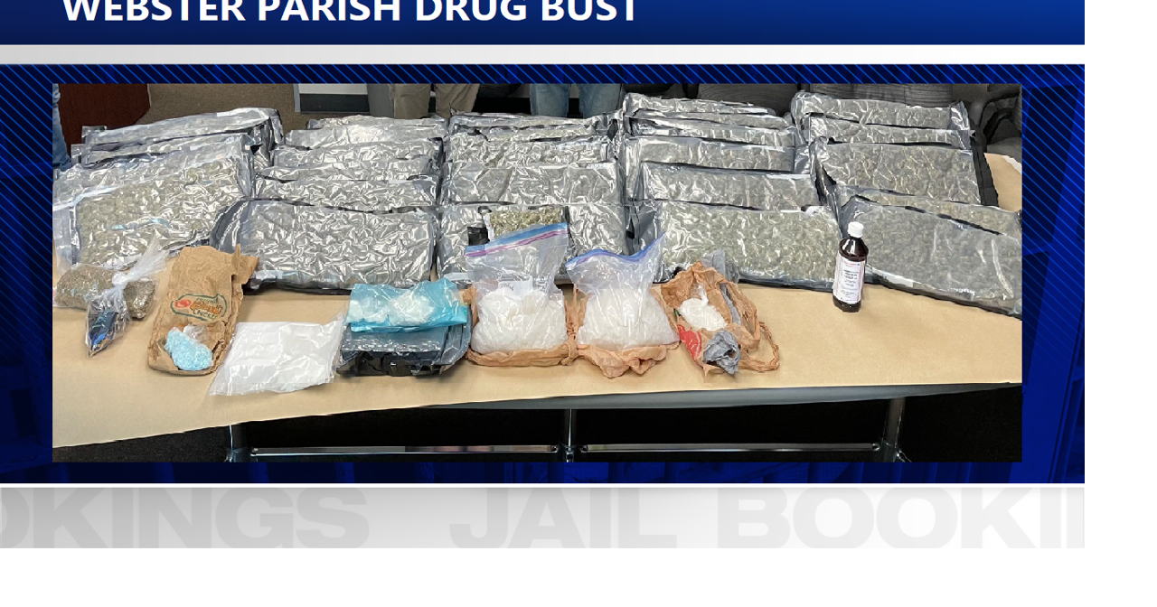 Arrests made, drugs seized in major Webster Parish bust Crime