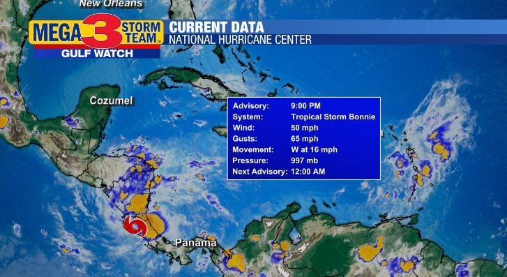 Tropical Storm Bonnie update | StormTeam 3 Weather 