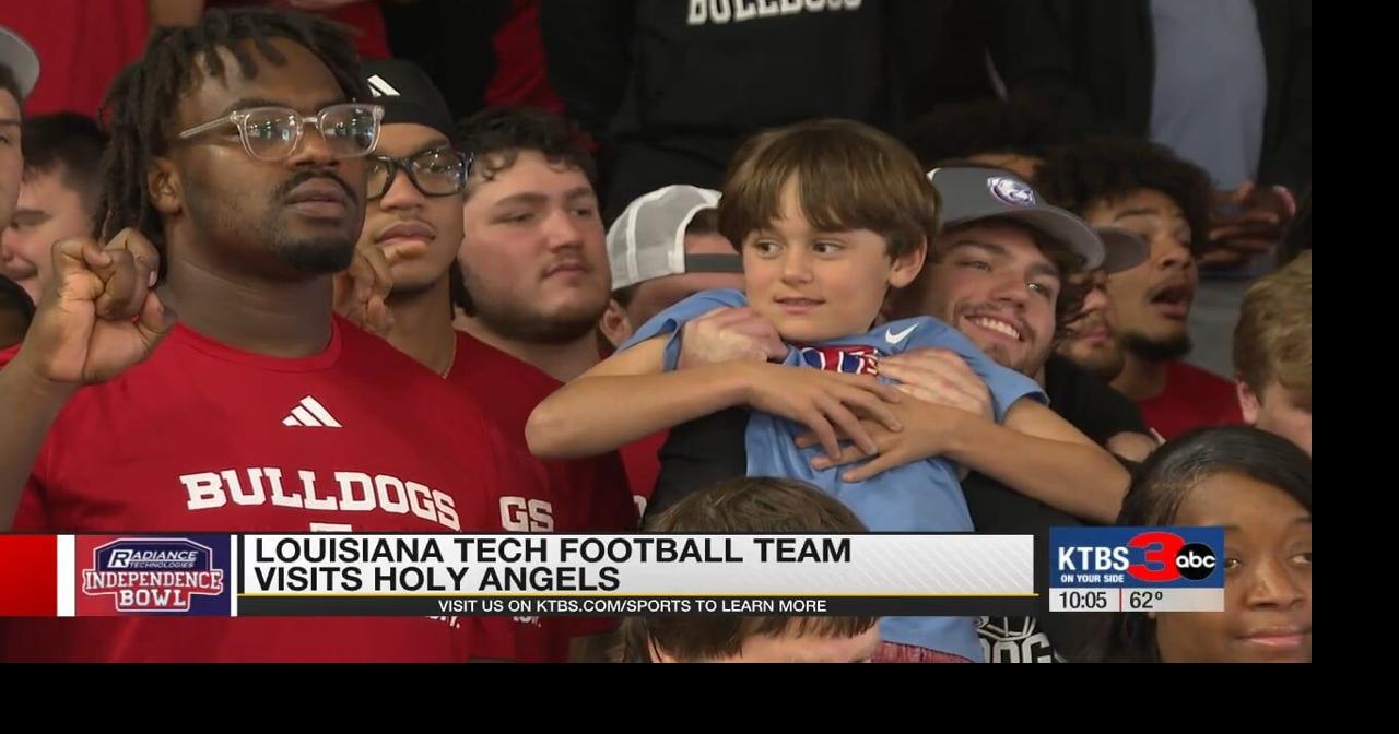 Louisiana Tech football team visits Holy Angels ahead of Independence Bowl