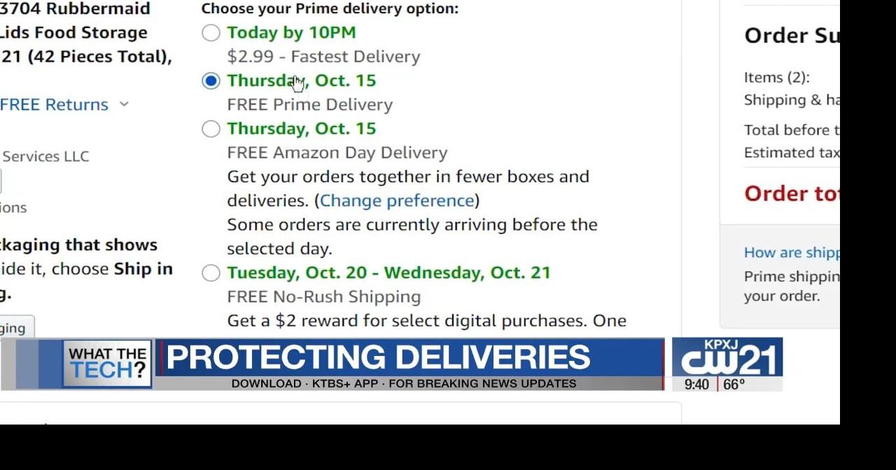 What the Tech: Protecting deliveries | News | ktbs.com