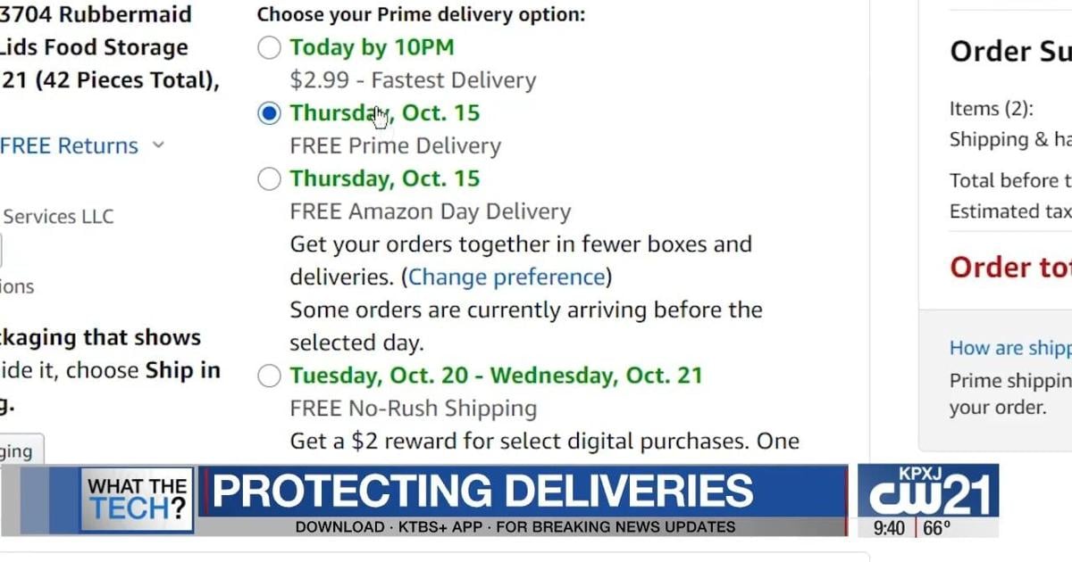 Ktbs.com What the Tech: Protecting deliveries | News | ktbs.com