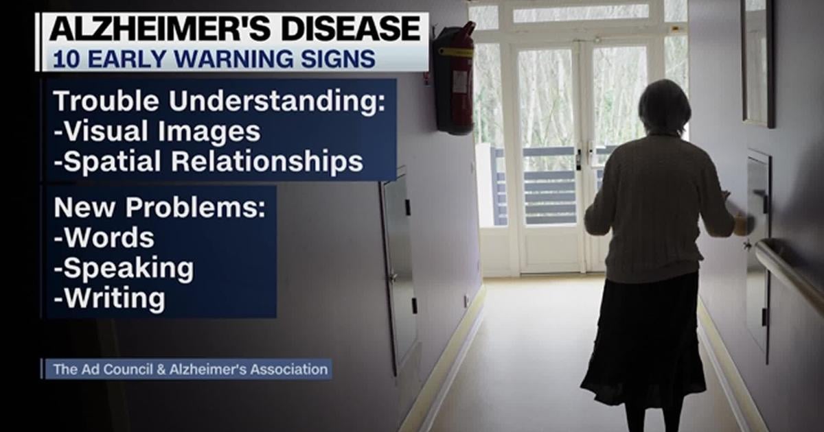 HEALTH MINUTE: 10 EARLY ALZHEIMER'S DISEASE WARNING SIGNS