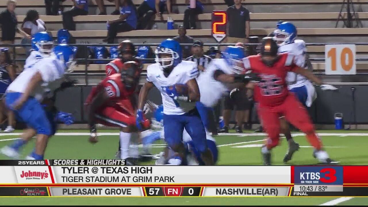 Tyler @ Texas High | Friday Football Fever Highlights | Ktbs.com