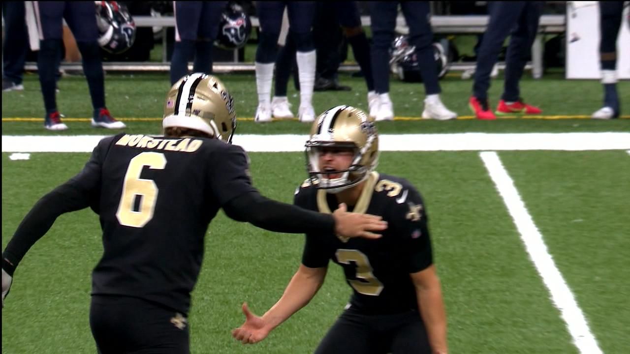 Saints punter Thomas Morstead staying in game despite broken ribs