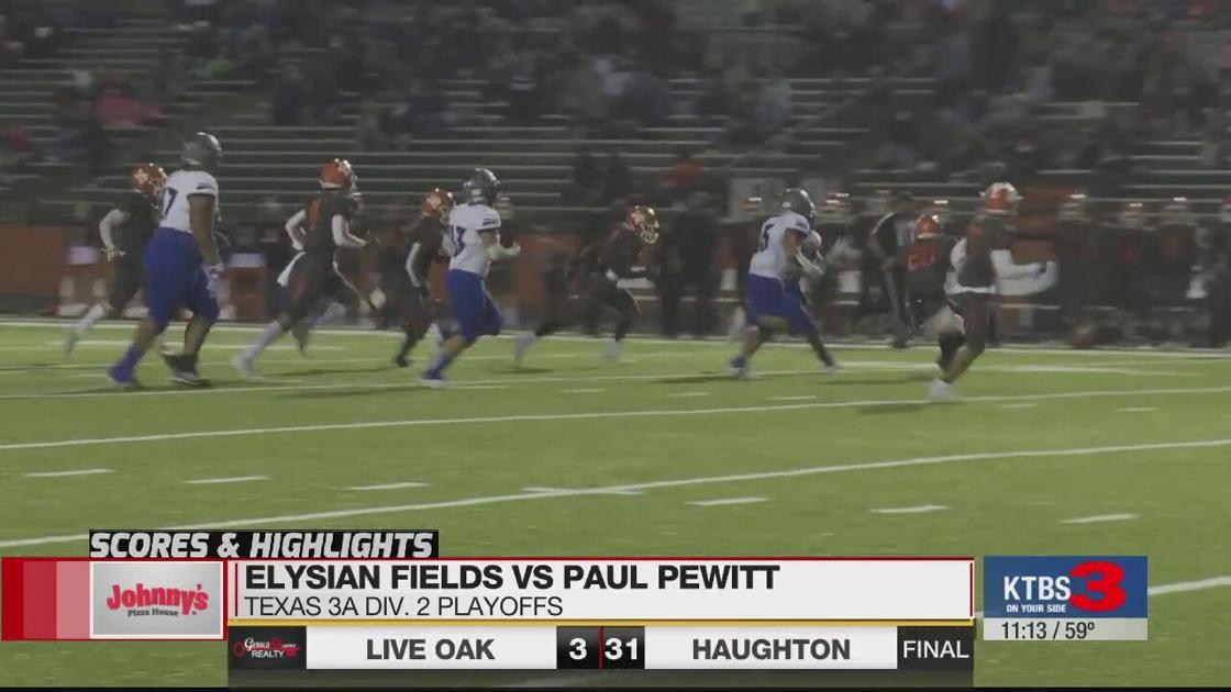 Elysian Fields Vs Pewitt Game Highlights Friday Football Fever Highlights Ktbs Com