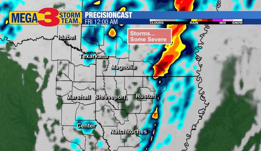 Moderate risk of severe storms on Thursday | | ktbs.com