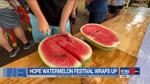 Rain or shine, watermelon festival is fine